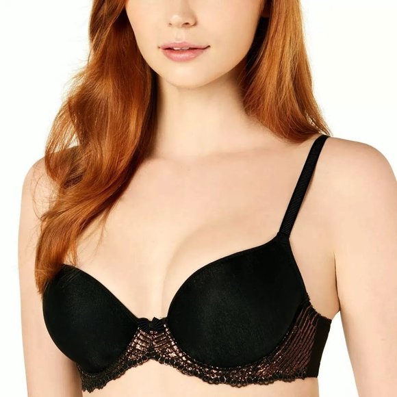 Wacoal Other - Wacoal Size 36D Womens La Femme Embroidery Black T-Shirt Bra